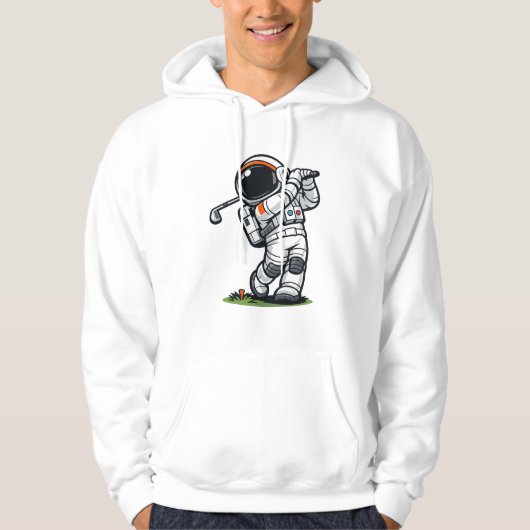 Astronaut Golf Hoodie (Voorkant)