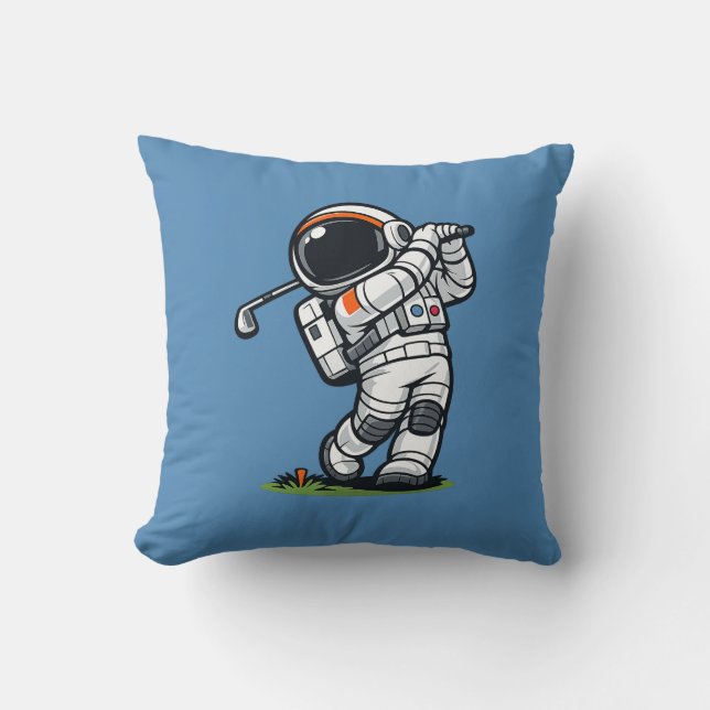 Astronaut Golf Kussen (Voorkant)