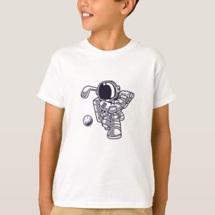 Astronaut Golft op de Maan T-shirt
