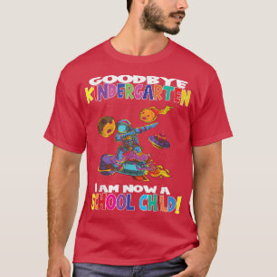 Astronaut Goodbye Kindergarten Ik ben een Schoolki T-shirt