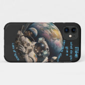 Astronaut Grap Astronaut Grappen Personaliseerbaar Case-Mate iPhone Case (Achterkant (horizontaal))