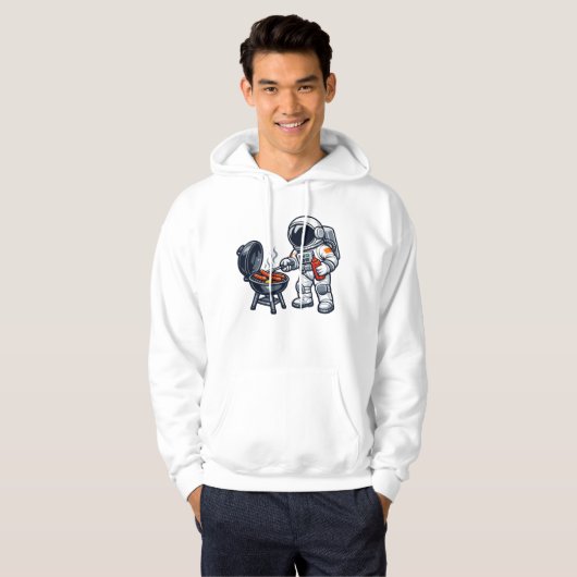 Astronaut Grillen Hoodie (Voorkant volledig)