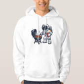 Astronaut Grillen Hoodie (Voorkant)