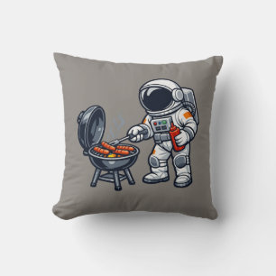 Astronaut Grillen Kussen