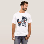 Astronaut Grillen T-shirt (Voorkant volledig)
