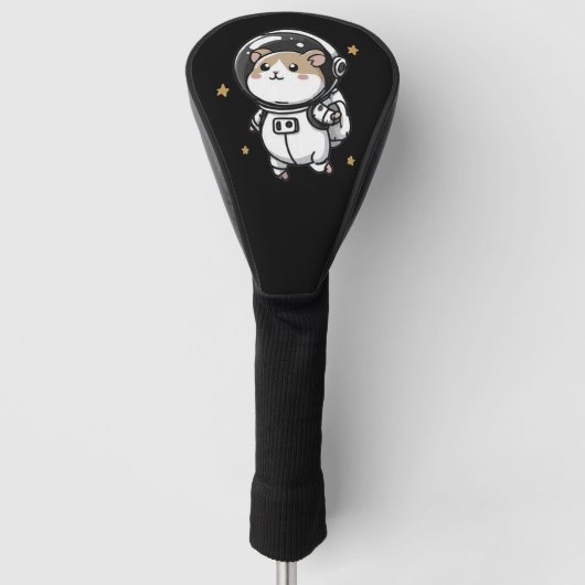 Astronaut Hamster Golfheadcover (Voorkant)