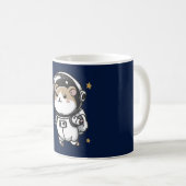 Astronaut Hamster Koffiemok (Voorkant rechts)