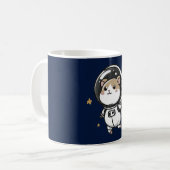 Astronaut Hamster Koffiemok (Voorkant links)