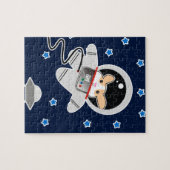 Astronaut Hamster Legpuzzel (Horizontaal)