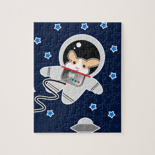 Astronaut Hamster Legpuzzel (Verticaal)