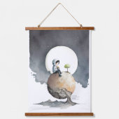 Astronaut Hangend Wandkleed (Voorkant)