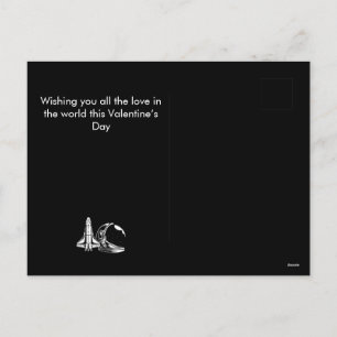 astronaut, Happy valentines-dag personaliseert naa Feestdagenkaart