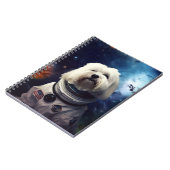 Astronaut Havanees in de Kinder Space School Notitieboek (Linkerzijde)