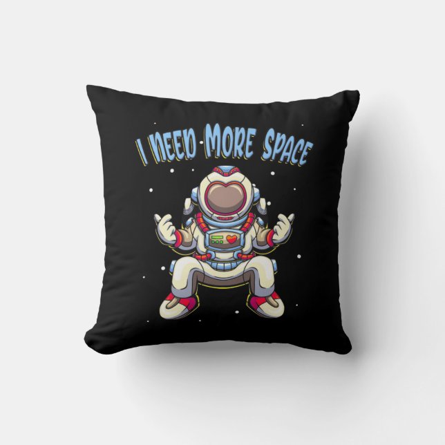 Astronaut heeft meer ruimte nodig kussen (Voorkant)