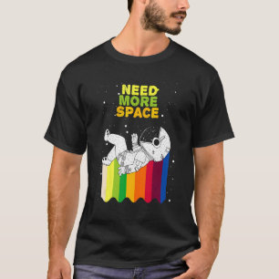 Astronaut heeft meer ruimte nodig Rainbow Space Ga T-shirt