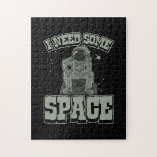 Astronaut heeft wat ruimte nodig legpuzzel