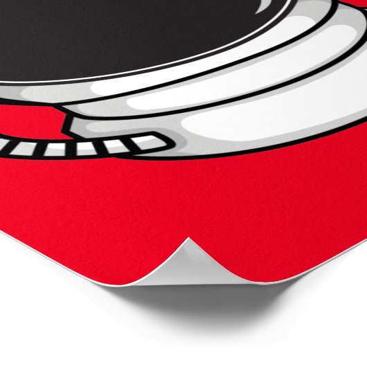 astronaut helm poster (Hoek)