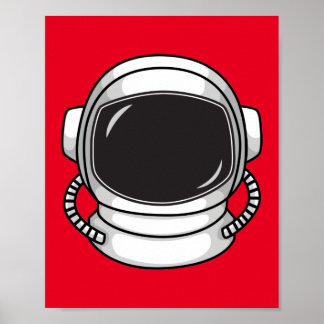 astronaut helm poster