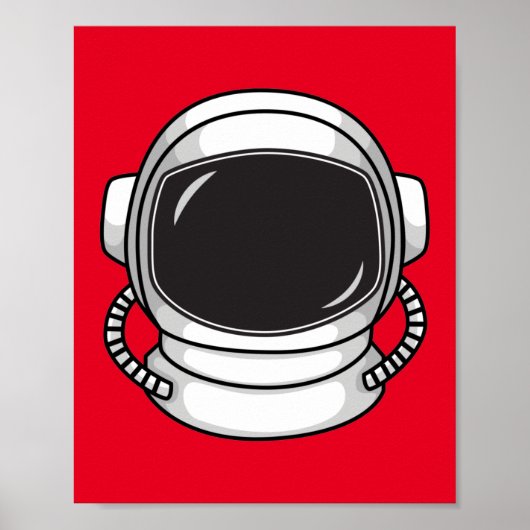 astronaut helm poster (Voorkant)
