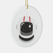 Astronaut Helmet Keramisch Ornament (Rechts)