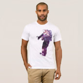 Astronaut! Het hangen met de Sterren (sterrenclust T-shirt (Voorkant volledig)