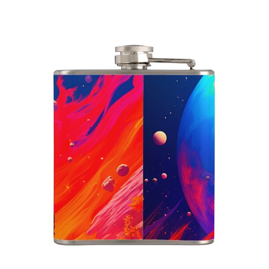 Astronaut Heupfles (Achterkant)