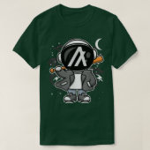 Astronaut Hiphop Algorand ALGO Coin to the Moon Cr T-shirt (Design voorkant)