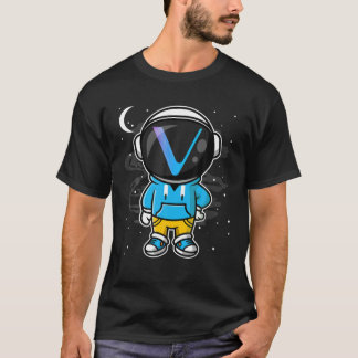 Astronaut Hiphop Vechain VET Coin to the Moon Cryp T-shirt