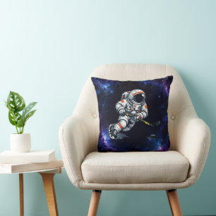Astronaut Hockey Kussen