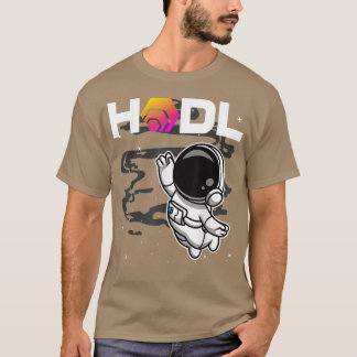 Astronaut HODL HEX Coin to the Moon Crypto Token B T-shirt