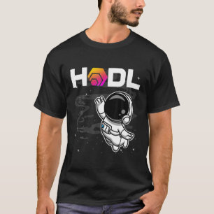 Astronaut HODL HEX Coin to the Moon Crypto Token B T-shirt