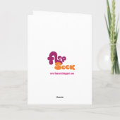 Astronaut Holiday Card Feestdagen Kaart (Achterkant)