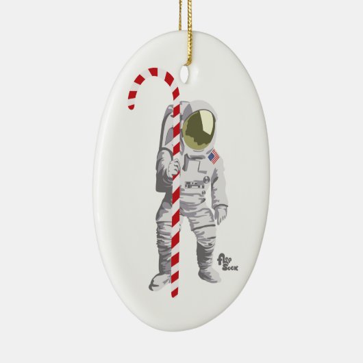 Astronaut Holiday Ornament (Rechts)