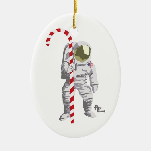 Astronaut Holiday Ornament (Voorkant)