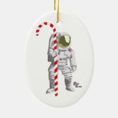 Astronaut Holiday Ornament (Achterkant)
