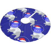 Astronaut hond Lelijke Kerstman Kerstboom Rok (Gekanteld)