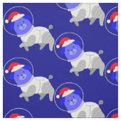 Astronaut hond Lelijke Kerstman Stof (Swatch)