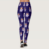 Astronaut hond Schattige hondenontwerp Leggings (Achterkant)