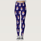 Astronaut hond Schattige hondenontwerp Leggings (Voorkant)