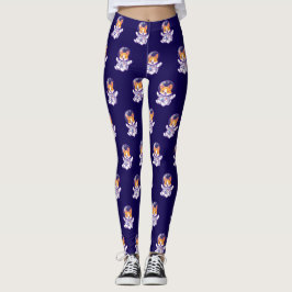 Astronaut hond Schattige hondenontwerp Leggings