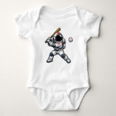 Astronaut Honkbal Romper (Voorkant)