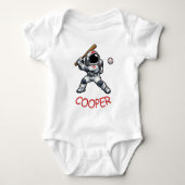 Astronaut Honkbal Romper (Voorkant)