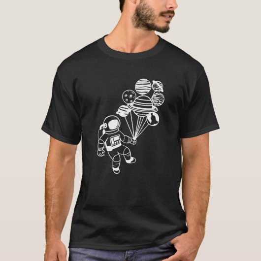 Astronaut houdster zonneschermen t-shirt (Voorkant)
