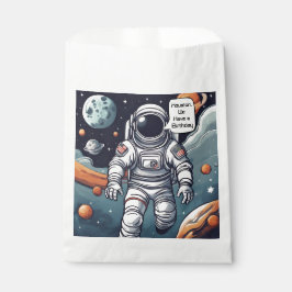 Astronaut Houston, we zijn jarig! Bedankzakje
