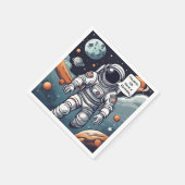 Astronaut Houston, we zijn jarig! Servet (Hoek)