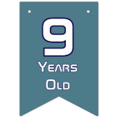 Astronaut Houston, we zijn jarig! Vlaggetjes (Eerste vlag)