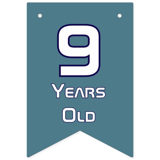 Astronaut Houston, we zijn jarig! Vlaggetjes (Eerste vlag)