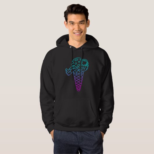 Astronaut Ice Cream Hoodie (Voorkant volledig)