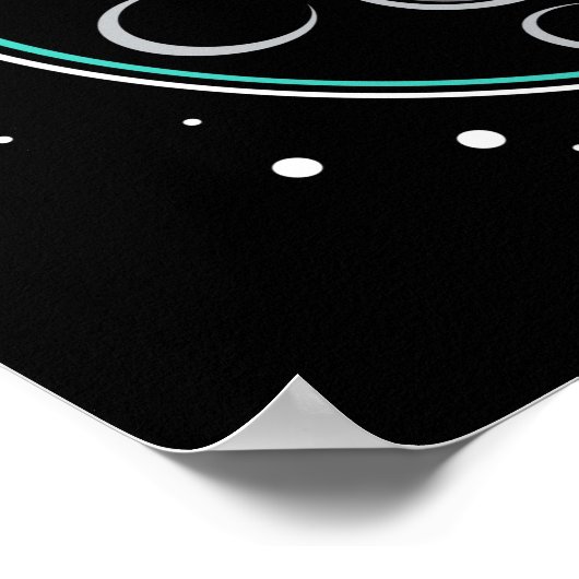 Astronaut Ice Cream Party Poster (Hoek)