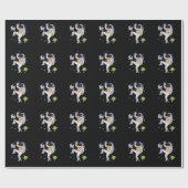 Astronaut im Universum Cadeaupapier (Vlak)